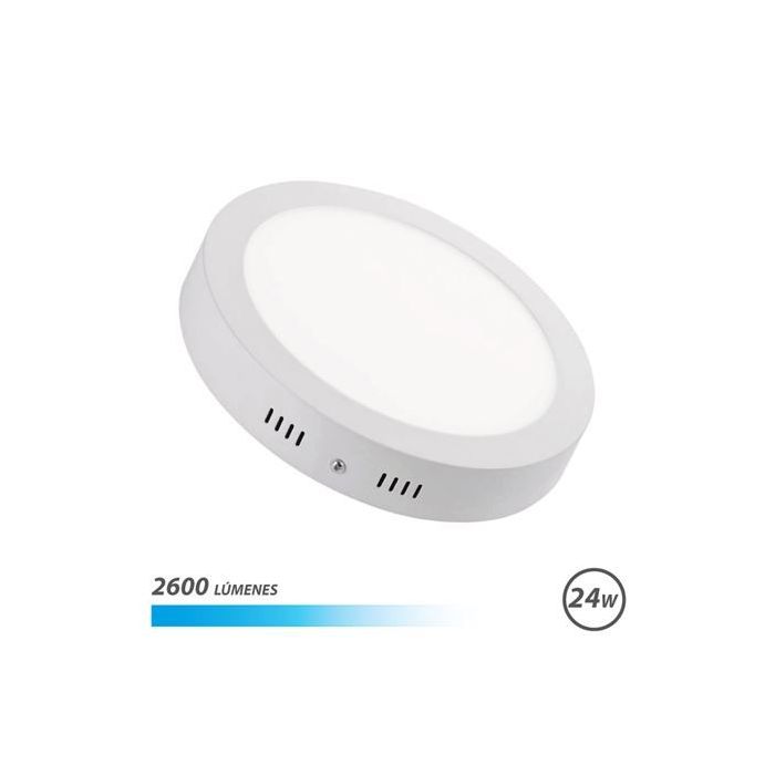 Elbat Downlight Circular sobre Pared LED 24W Luz Blanca - Color Blanco