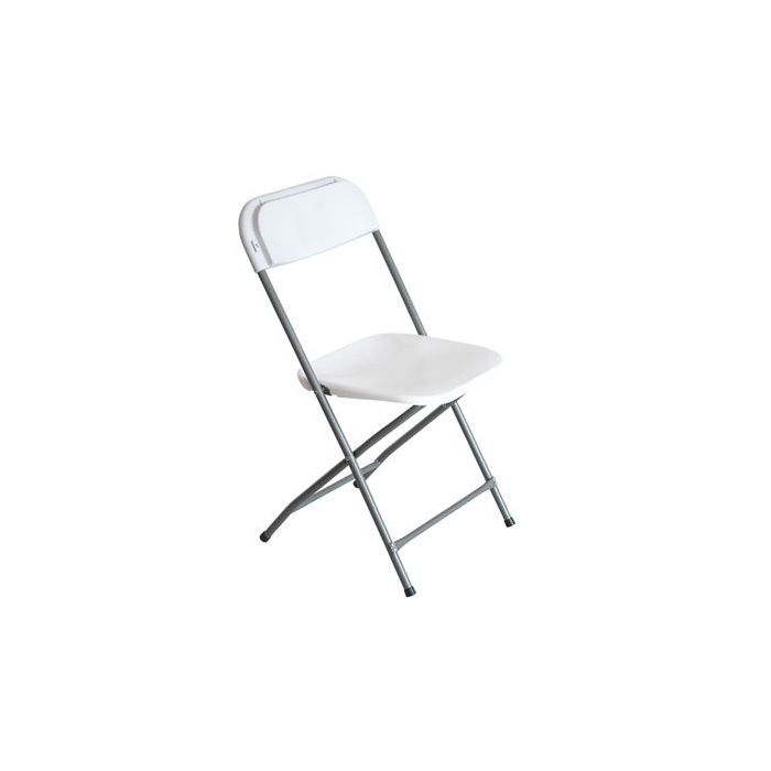 Sungarden Silla Resina Plegable 80x50x45cm - Color Blanco