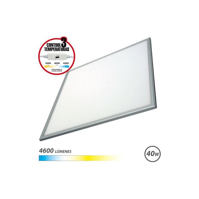 Elbat Panel LED 60x60 40W - 4600Lm - Selector 3 Temperaturas - Color Blanco