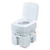 Muvip Inodoro Quimico Portatil 20 Litros con Nivel - Color Blanco