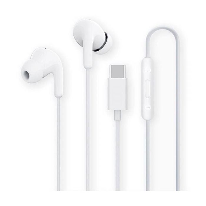 Xiaomi Mi Dual Driver Earphones Auriculares USB-C - Microfono Integrado - Resistencia IPX4 - Control en Cable - Color Blanco
