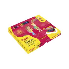 Jovi Crayons Student Caja de 300 Ceras Plasticas - Muy Resistentes - Acabado Brillante - Colores Mezclables - No Huelen Ni Manchan - Gran Duracion - Color Surtido