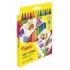 Jovi Felt Pens Estuche de 12 Rotuladores - Amplia Variedad de Tonos - Tinta de Gran Fijacion - Punta de 3mm - Capuchon de Seguridad Ventilado - Grip Triangular Ergonomico - Color Surtido