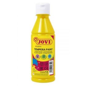 Jovi Tempera Paint Tempera Liquida - Base Agua - Lista para Usar - Alto Poder Cubriente - Secado Rapido - Excelente Rendimiento - Facil Aplicación - Color Amarillo