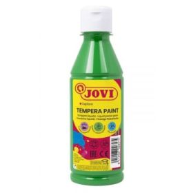 Jovi Tempera Paint Tempera Liquida - Base Agua - Lista para Usar - Alto Poder Cubriente - Secado Rapido - Excelente Fluidez - Adherencia en Multiples Superficies - Color Verde
