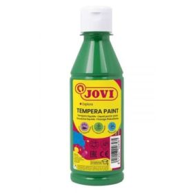 Jovi Tempera Paint Tempera Liquida - Base Agua - Lista para Usar - Alto Poder Cubriente - Secado Rapido - Excelente Rendimiento - Facil Aplicación - Color Verde