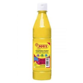 Jovi Tempera Paint Tempera Liquida - Base Agua - Lista para Usar - Alto Poder Cubriente - Secado Rapido - Facil Aplicacion - Excelente Adherencia - Color Amarillo