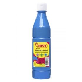 Jovi Tempera Paint Tempera Liquida - Base Agua - Lista para Usar - Alto Poder Cubriente - Secado Rapido - Excelente Fluidez - Adherencia en Multiples Superficies - Color Azul