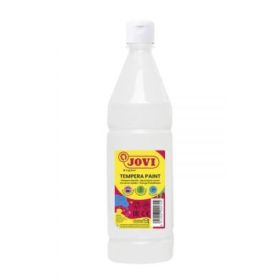 Jovi Tempera Paint Tempera Liquida - Base Agua - Lista para Usar - Alto Poder Cubriente - Secado Rapido - Excelente Fluidez - Adherencia en Multiples Superficies - Color Blanco