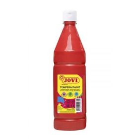 Jovi Tempera Paint Tempera Liquida - Base Agua - Lista para Usar - Alto Poder Cubriente - Secado Rapido - Excelente Fluidez - Adherencia en Multiples Superficies - Color Rojo