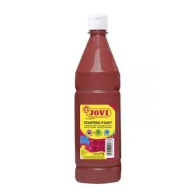 Jovi Tempera Paint Tempera Liquida - Base Agua - Lista para Usar - Alto Poder Cubriente - Secado Rapido - Excelente Fluidez - Adherencia en Multiples Superficies - Color Rojo