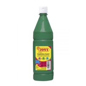 Jovi Tempera Paint Tempera Liquida - Base Agua - Lista para Usar - Alto Poder Cubriente - Secado Rapido - Excelente Fluidez - Adherencia en Multiples Superficies - Color Verde