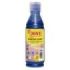 Jovi Glitter Tempera Botella de 250ml - Base Agua - Lista para Usar - con Purpurina - Excelente Rendimiento - Secado Rapido - Fluidez Optima - Color Azul