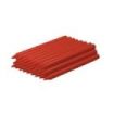 Jovi Plasticolor Estuche de 25 Ceras Plasticas - Resistentes - No Manchan - Agradable de Rayar - Acabado Brillante - Mezclables - Duraderas - Color Rojo