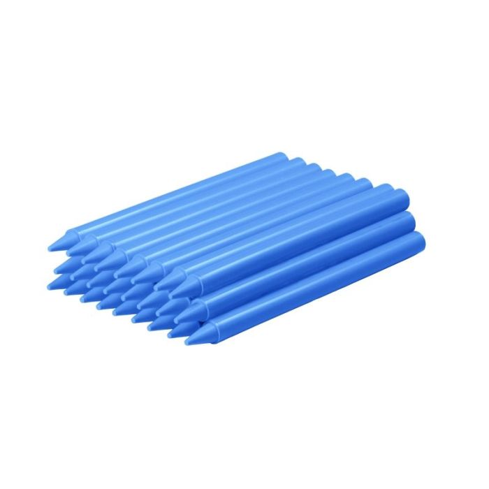 Jovi Plasticolor Estuche de 25 Ceras Plasticas - Resistentes - No Manchan - Agradable de Rayar - Acabado Brillante - Gran Duracion - Color Azul
