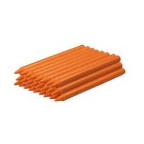 Jovi Plasticolor Estuche de 25 Ceras Plasticas - Resistentes - No Manchan - Agradable de Rayar - Acabado Brillante - Gran Duracion - Color Naranja