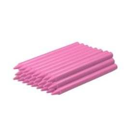 Jovi Plasticolor Estuche de 25 Ceras Plasticas - Resistentes - No Manchan - Agradable de Rayar - Acabado Brillante - Gran Duracion - Color Rosa