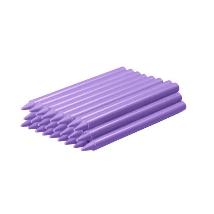 Jovi Plasticolor Estuche de 25 Ceras Plasticas - Resistentes - No Manchan - Agradable de Rayar - Acabado Brillante - Mezclables - Gran Duracion - Color Morado