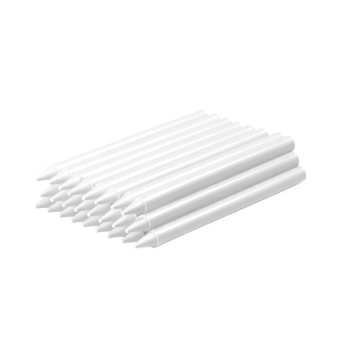Jovi Plasticolor Estuche de 25 Ceras Plasticas - Resistentes - No Manchan - Agradable de Rayar - Acabado Brillante - Mezclables - Duraderas - Color Blanco
