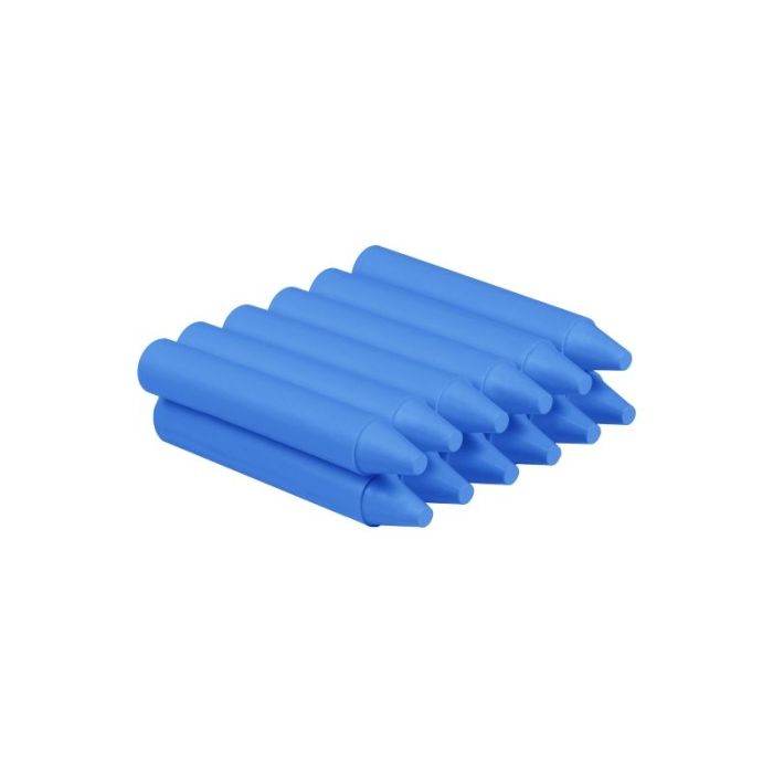 Jovi Estuche de 12 Ceras - No Manchan - No Huelen - Resistentes - Deslizan Bien - Faciles de Afilar - Desarrollan Motricidad Fina - Color Azul