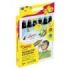 Jovi Glass Estuche de 6 Ceras en Stick - Cera Blanda con Giro Elevador - Base Agua - Faciles de Aplicar - para Superficies No Porosas - No Manchan - Gran Capacidad Cubriente - Color Surtido