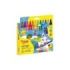 Jovi Felt Pens Estuche de 12 Rotuladores Jumbo - Tinta de Gran Fijacion - Punta de 3mm - Capuchon de Seguridad Ventilado - Grip Triangular Ergonomico - Trazo Homogeneo E Intenso - Color Surtido