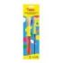 Jovi Jumbo Paint Brushes Pack 1 Pincel Mediano + 1 Pincel Grueso - Pelo Natural - Mango de Plastico - No Gotean - Facil Limpieza - Sistema de Corona Anti-Rodamiento - Color Varios
