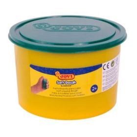 Jovi Soft Dough Blandiver Bote de 460gr - Pasta Blanda y Flexible - Facil de Amasar y Moldear - Ideal para Iniciacion al Modelaje - Fomenta Creatividad y Motricidad Fina - Color Verde