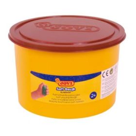Jovi Soft Dough Blandiver Bote de 460gr - Marron Pasta de Modelaje - Blanda y Flexible - Facil de Amasar y Moldear - Fomenta Creatividad y Motricidad Fina - Color Marrón