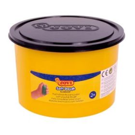 Jovi Soft Dough Blandiver Bote de 460gr - Negro - Blanda y Flexible - Facil de Amasar y Moldear - Ideal para Iniciacion al Modelaje - Fomenta Creatividad y Motricidad Fina - Color Negro