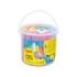 Jovi Street Chalks Bote 21 Tizas Jumbo - Especiales para Dibujar en El Suelo - Tizas Redondas - Facil Eliminacion con Agua - Poco Resto de Polvo en Las Manos - Color Surtido