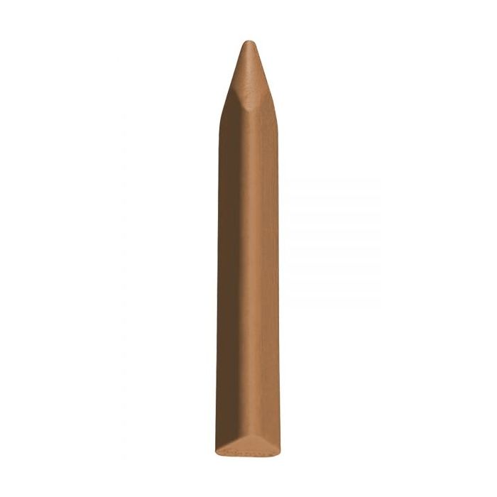 Jovi Triwax Estuche de 12 Ceras - Triangulares - No Manchan - Trazo Suave - Gran Rendimiento - Apto para Sacapuntas - Libre de Alergenos - Color Marrón