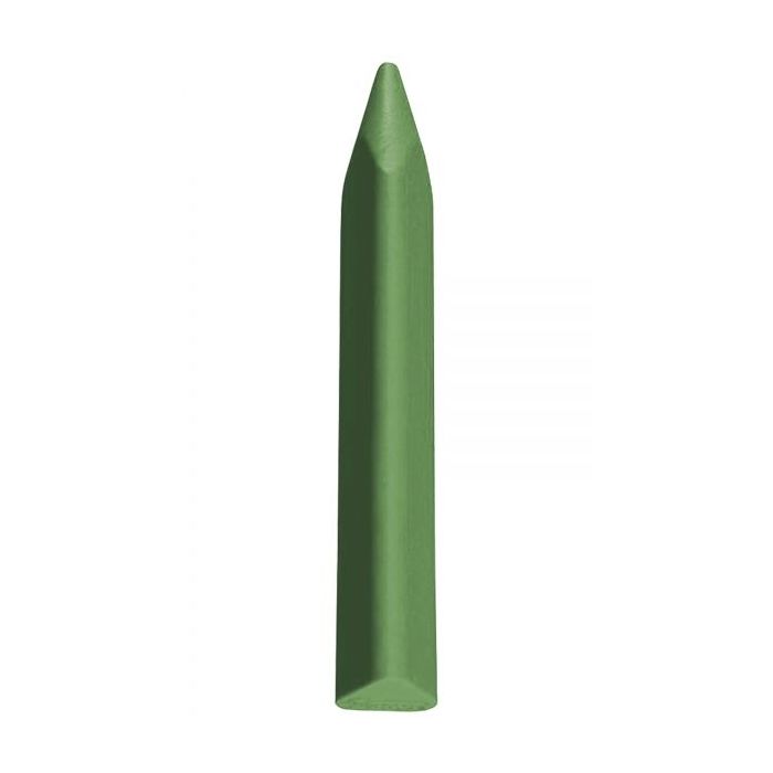 Jovi Triwax Estuche de 12 Ceras - Triangulares - No Manchan - Trazo Suave - Gran Rendimiento - Apto para Sacapuntas - Libre de Alergenos - Color Verde