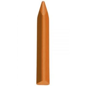 Jovi Triwax Estuche de 12 Ceras - Triangulares - No Manchan Ni Se Rompen - Trazo Suave - Gran Rendimiento - Facil Agarre - Apto para Sacapuntas - Libre de Alergenos - Color Naranja