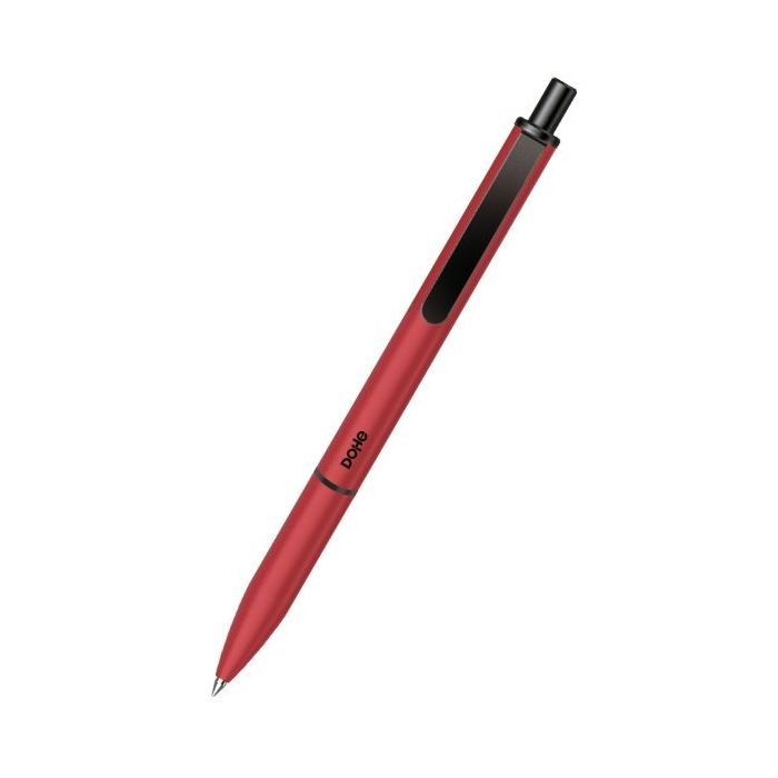 Dohe Elegance Pack de 4 Boligrafos - Punta Fina de 0,5mm - Fabricados en  Aluminio - Tacto Soft - Color Burdeos