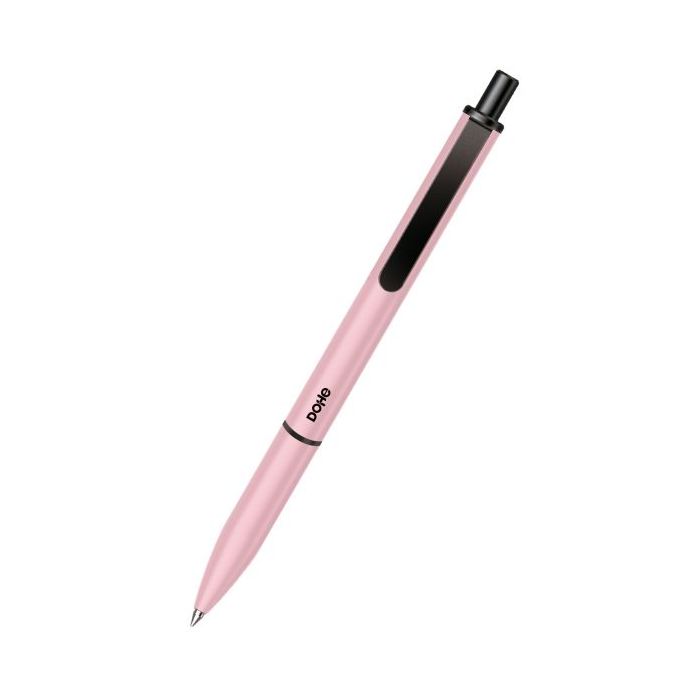 Dohe Elegance Pack de 4 Boligrafos - Punta Fina de 0,5mm - Fabricados en  Aluminio - Tacto Soft - Color Rosa