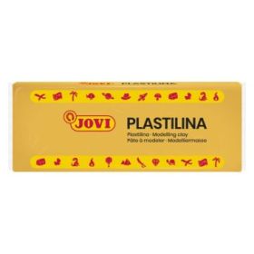 Jovi Caja de 15 Pastillas de Plastilina 150gr - 100% Vegetal - Muy Moldeable - No Se Seca - sin Gluten - Inocua y No Toxica - Color Naranja