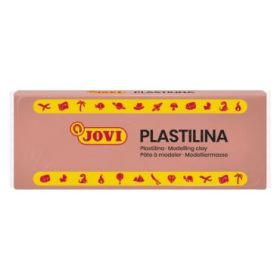 Jovi Caja de 15 Pastillas de Plastilina 150gr - Pasta Vegetal para Modelar - No Endurece - sin Gluten - Inocua y Segura - Color Rosa