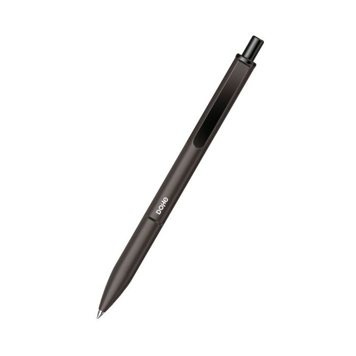 Dohe Elegance Pack de 4 Boligrafos - Punta Fina de 0,5mm - Fabricados en  Aluminio - Tacto Soft - Color Negro
