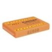 Jovi Caja de 15 Pastillas de Plastilina 350gr - 100% Vegetal - No Se Seca - sin Gluten - Facil de Moldear - Inocua y No Toxica - Color Naranja