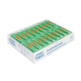 Jovi Baby Caja de 18 Pastillas de Plastilina - Pasta Modelar Super Blanda Verde - Estimula Movimiento y Fortalecimiento Muscular - Fomenta Estimulacion Sensorial - Color Verde