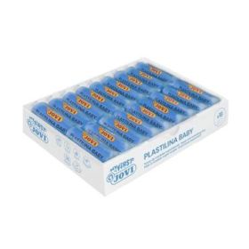 Jovi Baby Caja de 18 Pastillas de Plastilina - Pasta Modelar Super Blanda - Estimula Creatividad y Sensibilidad Tactil - Fortalece Musculos de Dedos y Manos - Color Azul