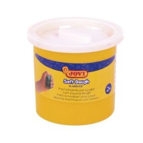 Jovi Soft Dough Blandiver Estuche de 5 Botes 110gr - Pasta Blanda y Flexible - Facil de Amasar y Moldear - Ideal para Iniciacion al Modelaje - Color Blanco