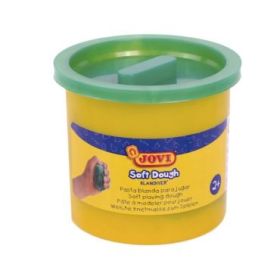 Jovi Soft Dough Blandiver Estuche de 5 Botes 110gr - Verde - Blanda y Flexible - Facil de Amasar y Moldear - Ideal para Iniciacion al Modelaje - Color Verde