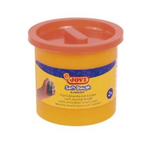 Jovi Soft Dough Blandiver Estuche de 5 Botes 110gr - Naranja - Blanda y Flexible - Facil de Amasar y Moldear - Ideal para Iniciacion al Modelaje - Color Rosa