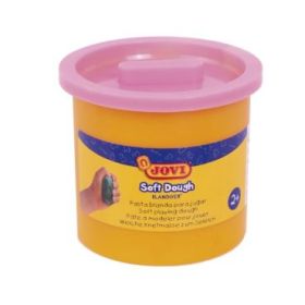 Jovi Soft Dough Blandiver Estuche de 5 Botes 110gr - Rosa Pasta Blanda y Flexible - Facil de Amasar y Moldear - Ideal para Iniciacion al Modelaje - Color Rosa