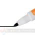 Nobo Mini Rotulador Pizarra Blanca con Tapa Borrador Magnética - 6 Colores Surtidos - Punta Fina 2mm-2