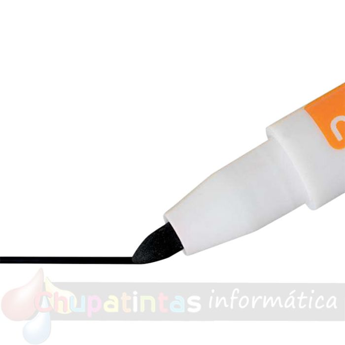 Nobo Mini Rotulador Pizarra Blanca con Tapa Borrador Magnética - 6 Colores Surtidos - Punta Fina 2mm-2