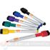 Nobo Mini Rotulador Pizarra Blanca con Tapa Borrador Magnética - 6 Colores Surtidos - Punta Fina 2mm-1