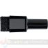Nobo Mini Rotulador para Pizarra Blanca con Borrador - Punta Fina de 2mm - Paquete de 6 - Tinta Negra - Color Negro